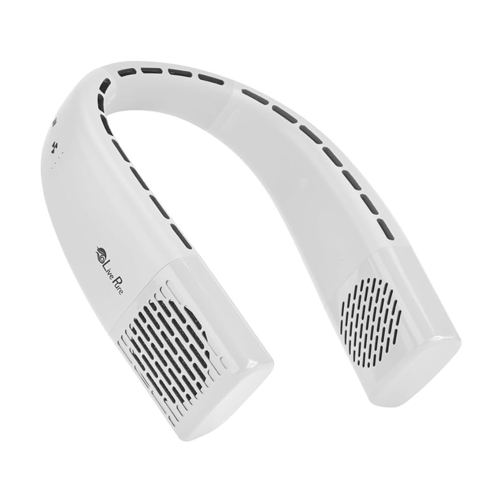 NWOT LivePure Neck Fan, Hands Free Portable Fan for Travel & Outdoors.